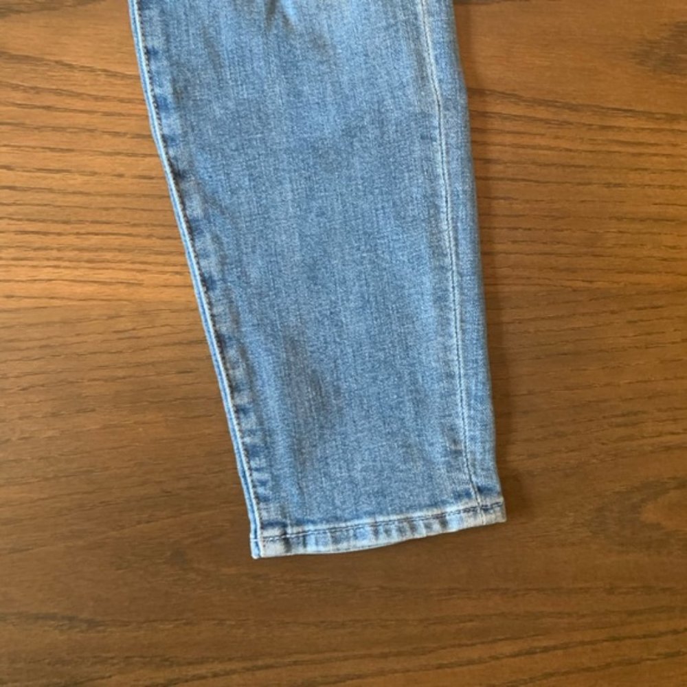 7 For All Mankind Sequin Destroy Ankle Skinny 30 - Picture 2 of 6